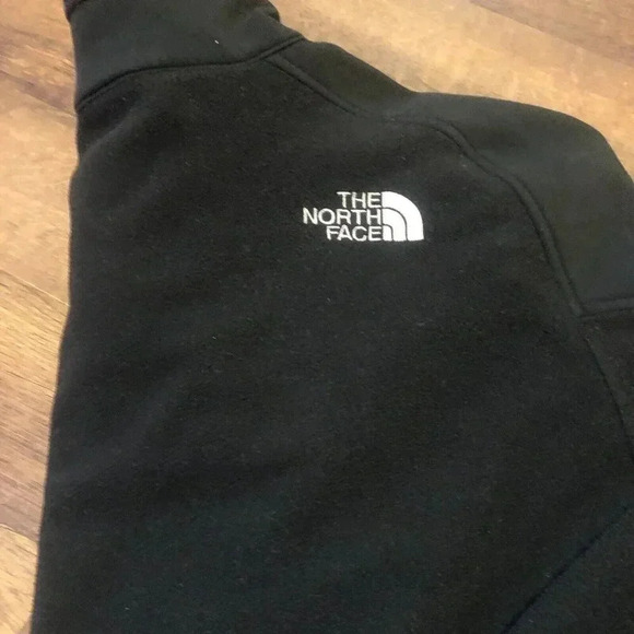 NORTH FACE Jacket Mens Windstopper Fleece Full Zip BLACK Windbreaker No size Tag - Picture 7 of 7